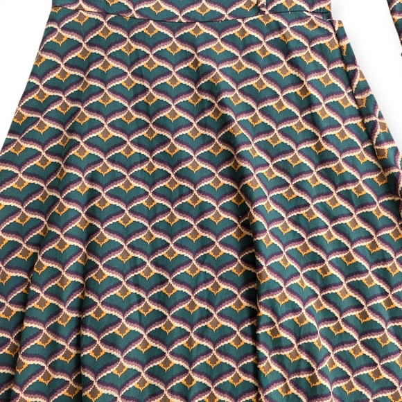 🌟 Joe Browns Geometric Fit & Flare Dress – UK 10 / US 6 🌟 - Picture 2 of 12